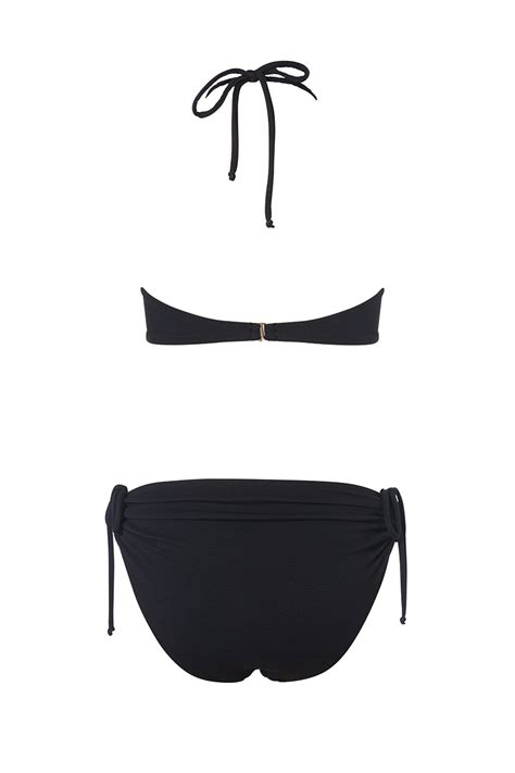 Adele Bikini Briefs Black Pique Maan