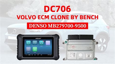 OBDSTAR DC706 Clone VOLVO DENSO MB279700 9500 ECM By Bench Mode