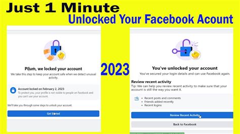 How To Unlock Facebook Account Locked Fb Lock Account Unlock Without