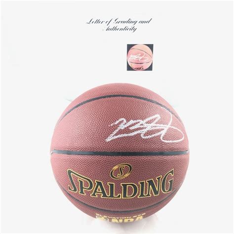 LeBron James Signed Basketball PSA/DNA Auto Grade 9 Los Angeles Lakers ...