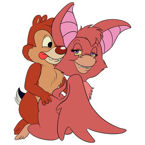 Rule 34 2017 Anthro Ass Bat Biting Lip Chip N Dale Rescue Rangers Chipmunk Collaboration Dale