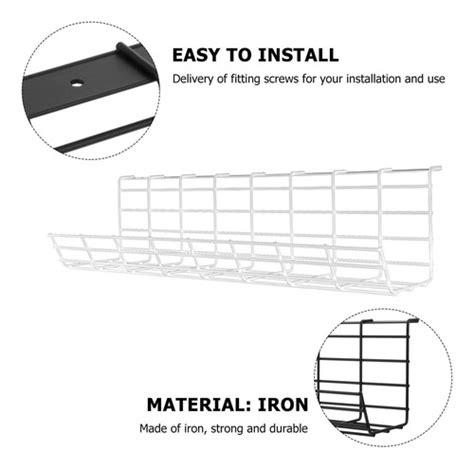 Bandeja De Administraci N De Cables Debajo Del Escritorio Cuotas Sin