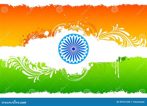 Indian Flag Border Illustration | CartoonDealer.com #113923894