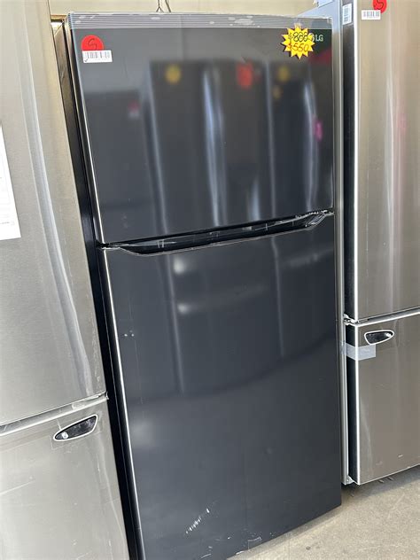 TOP RATED LG 30″ Top Freezer Refrigerator in Black - Appliances 4 Less ...