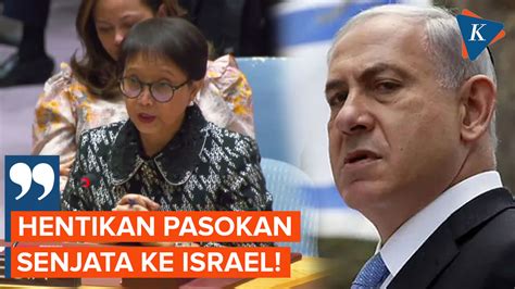 Video Di Hadapan Dk Pbb Menlu Retno Serukan Pasokan Senjata Ke Israel