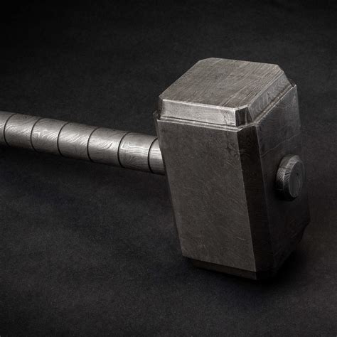 Thors Hammer Mjölnir” Made Of Solid Damascus Steel Us Today News