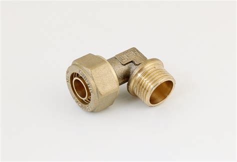 Elbow Male Brass Compression Fittings For Pex Al Pex Pipe Factory