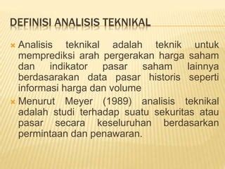 Analisis Teknikal Pptx