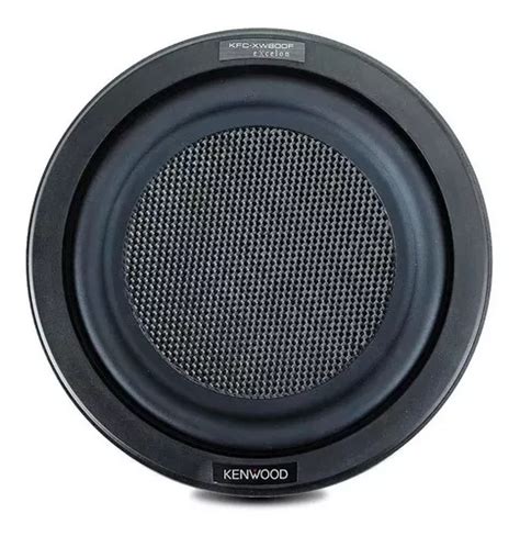 SUBWoofer Plano Kenwood EXCELON Kfc Xw800f De 8 PULGADAS 600W CONO DE