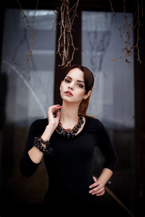 Sensual Brunette Female Stock Image Image Of Female 55299427