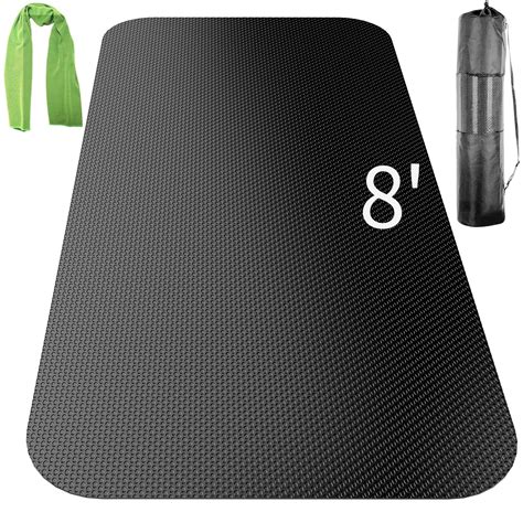 Large Exercise Mat 96" x 32",Large Gym Mat,Exercise Equipment Mat