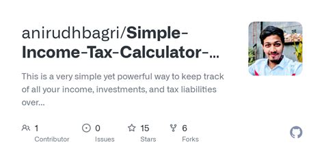 GitHub - anirudhbagri/Simple-Income-Tax-Calculator-India: This is a ... 