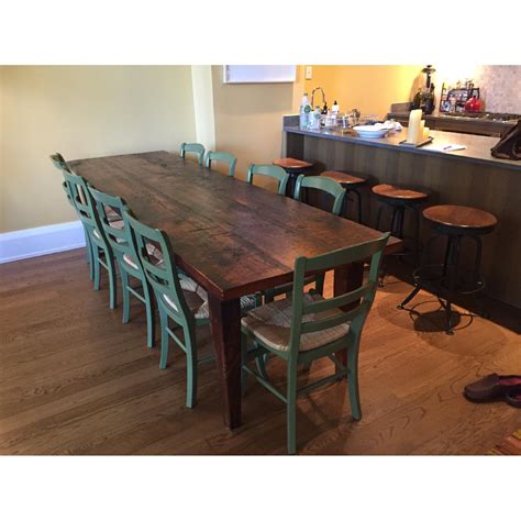 Olde Good Things Reclaimed Wood Dining Table Aptdeco