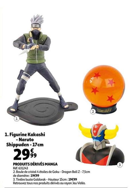 Promo Produits Dérivés Manga Figurine Kakashi Naturo Shippuden 17