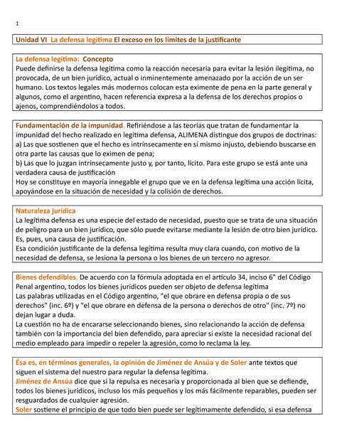 Unidad Vii Apuntes Bolilla Vii De Derecho Penal I Argentino