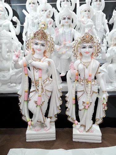 White Marble Radha Krishna Statue At Rs 65500 In Jaipur ID 20377819855