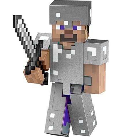 Minecraft Diamond Level Steve Action Figure