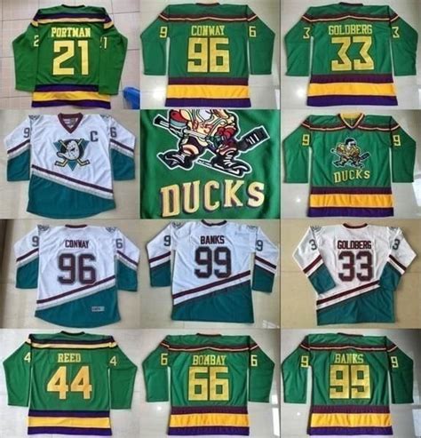 Mighty Ducks Hockey Jersey - All Players & All Colors. | HaveJerseys