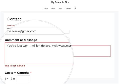 How To Block Domains From Your Text Fields