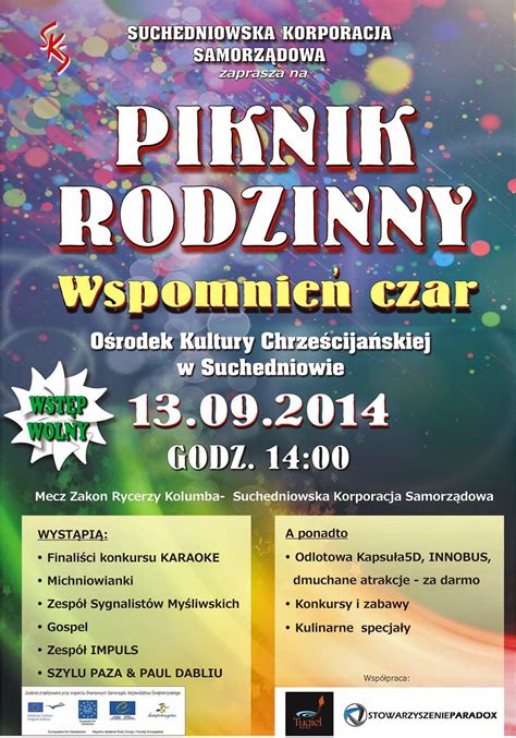 NASZ SUCHEDNIÓW Zaproszenie na Piknik Rodzinny