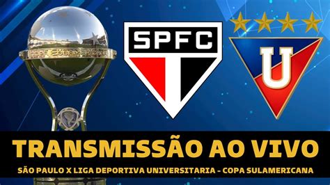 SÃo Paulo X Ldu TransmissÃo Ao Vivo Direto Do Morumbi Copa Sulamericana 2023 Quartas De Final