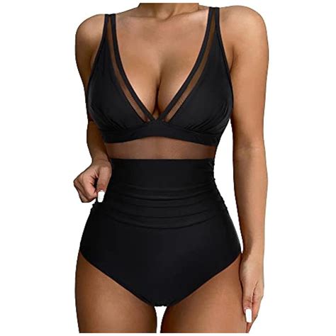 Lojoutye NEW Swimwears One Pieces Women S High Waisted Swimsuit Sexy Man Bikini Women S