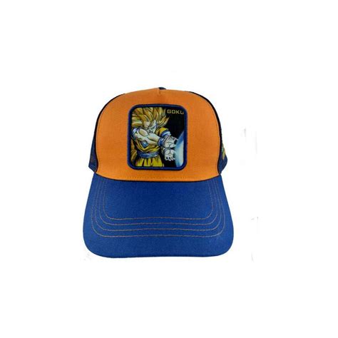 Gorra Azul Marino Goku Super Saiyan Adulto Dragon Ball Z