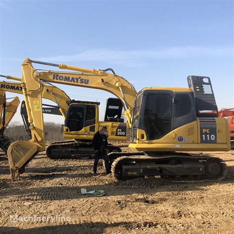 KOMATSU PC110 7 Japanese 11 Tons Excavator Rupsgraafmachine Te Koop