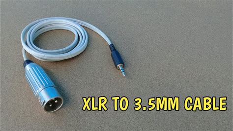 How To Make XLR To 3 5mm Adapter Cable YouTube