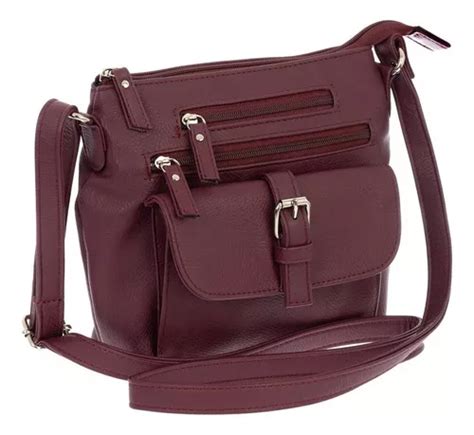 Bolsa Crossbody Dama Mariconera Mujer Bolso Jennyfer Color Bord