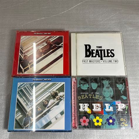 【やや傷や汚れあり】ザ・ビートルズ The Beatles【1962年 1966年】【1967年 1970年】 赤盤 青盤 他2枚 セット売り