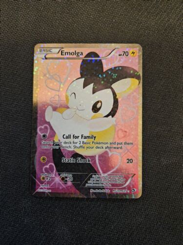 Pok Mon Tcg Emolga Legendary Treasures Rc Rc Full Art Ebay