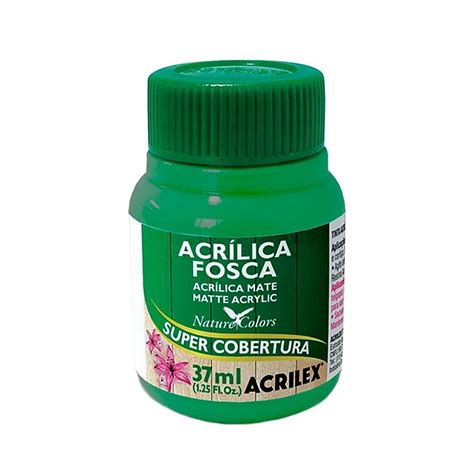 Tinta Acrilica Acrilex Fosca Verde Folha Ml Papelaria