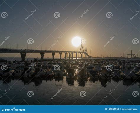 Sunrise On The Constitution Bridge Called La Pepa In The Bay Of CÃ