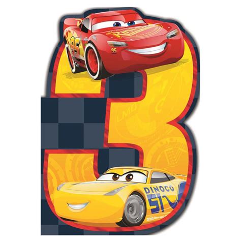 Disney Cars Birthday Card Template Only Ps Buy Now Crazecards Pin