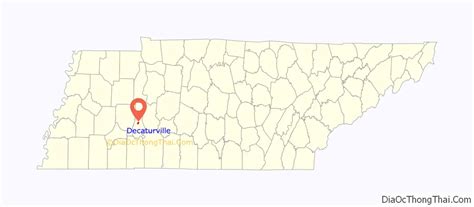 Map of Decaturville town