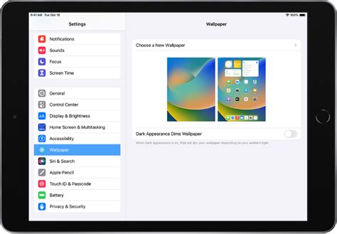 Change The Wallpaper On Ipad Apple Support