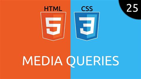 HTML CSS 25 Media Queries YouTube