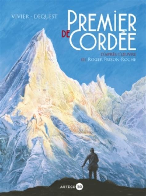 Premier de cordée daprès lœuvre de Frison Roche Bande dessinée Par