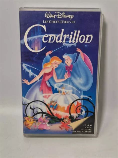 Cassette Vintage Vhs Walt Disney The Greatest Classic Cinderella Vf