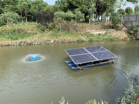 故障率低太阳能浮水式安装推流曝气机 曝气机—环保设备商城