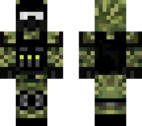 Minecraft Military Skin Template