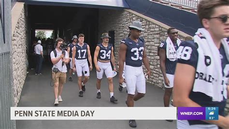 Penn State Media Day Focuses On Depth And Qb Battle