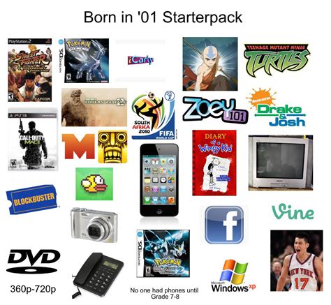 Inspired By Other Peoples Posts Born In 01 Starter Pack R