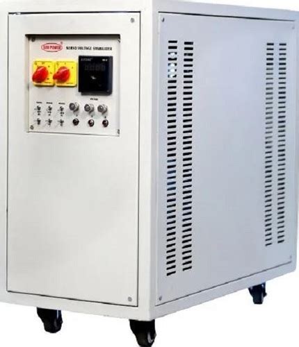 440 Volt Three Phase Servo Voltage Stabilizer With Wheels At 1200000