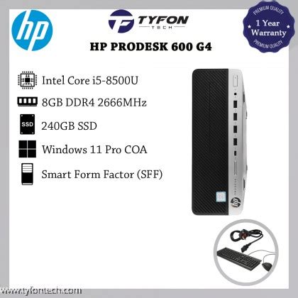 Hp Prodesk G Sff I Gb Ddr Ram Gb Ssd Win Pro Desktop