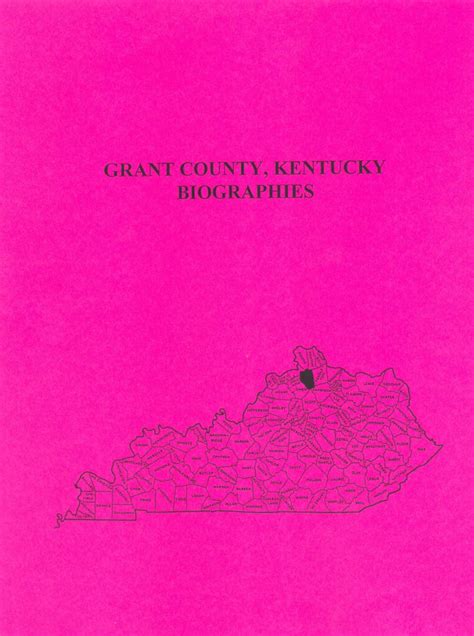 Grant County Kentucky Biographies - Southern Genealogy Books