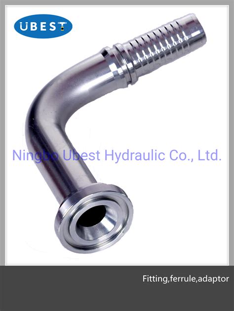 Hydraulic Hose Fitting For SAE Flanges 3000psi 6000psi 9000psi Long