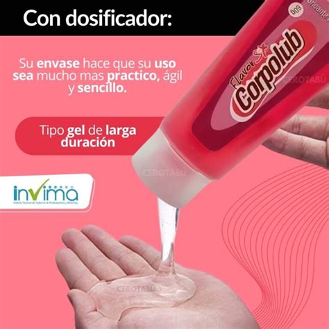 Lubricante Dilatador Anal Corpolub Flavor Sex x60 mL Cero tabú