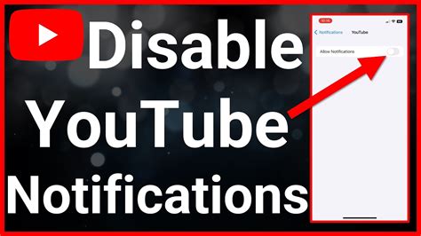 How To Turn Off YouTube Notifications YouTube